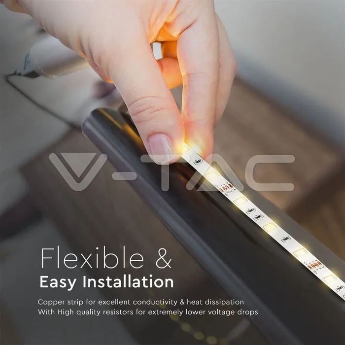 V-TAC VT-2630 LED Лента RGB Сет SMD5050 300LED 2 x 5м. Дистанционно + Адаптер