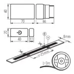 Kanlux 26327 Комплект LED COB SET 220V 18W 4000K