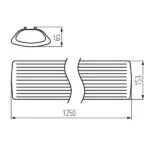 Kanlux 26964 Линейно осветително тяло за тръба LED T8 MEBA 4LED G13 220V IP20