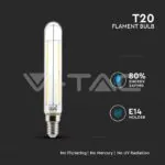 V-TAC VT-2702 LED Крушка 4W Filament E14 T20 4000K
