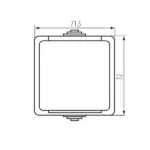 Kanlux 27130 Захранващ контакт Schuko със защита на контактите TEKNO