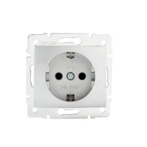 Kanlux 27202 Единичен захранващ контакт Schuko със защита на контактите DOMO