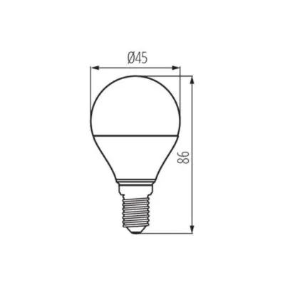 Kanlux 27306 Източник на светлина IQ G45 2700K 7.5W E14 220V