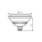 Kanlux 27318 ЛЕД Лампа IQ-LED ES111 GU10 220V 2700K