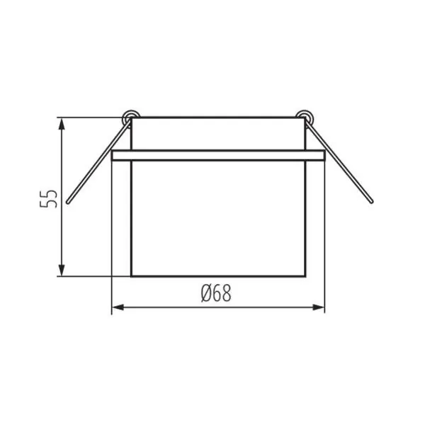 Kanlux 27322 PIERŚCIEŃ-KOMP. SPAG Gx5.3/GU10 12V IP20