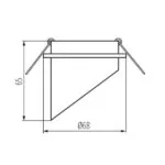 Kanlux 27324 PIERŚCIEŃ-KOMP. SPAG Gx5.3/GU10 12V IP20