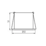 Kanlux 27327 PIERŚCIEŃ-KOMP. SPAG Gx5.3/GU10 12V IP20