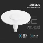 V-TAC VT-2783 LED Крушка SAMSUNG Чип 11W Акрилна UFO Пластик 6400К