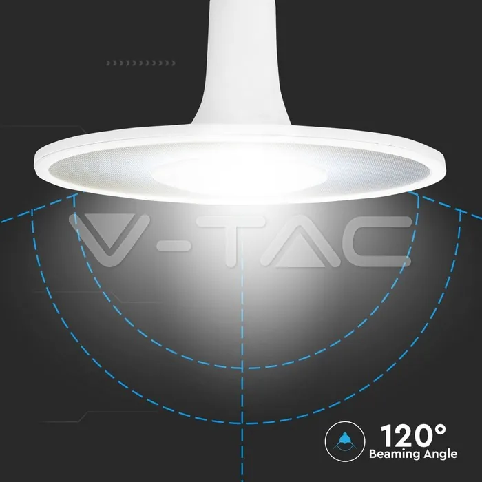 V-TAC VT-2781 LED Крушка SAMSUNG Чип 11W Акрилна UFO Пластик 3000К