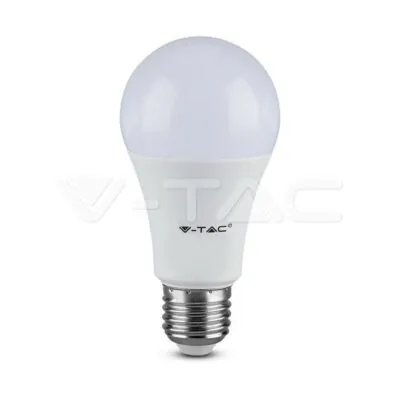 V-TAC VT-2807 LED Крушка - 6.5W E27 A60 Пластик 4000K 160 lm/W