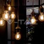 V-TAC VT-282 LED Крушка SAMSUNG Чип Filament 4W E27 A60 Amber 2200K