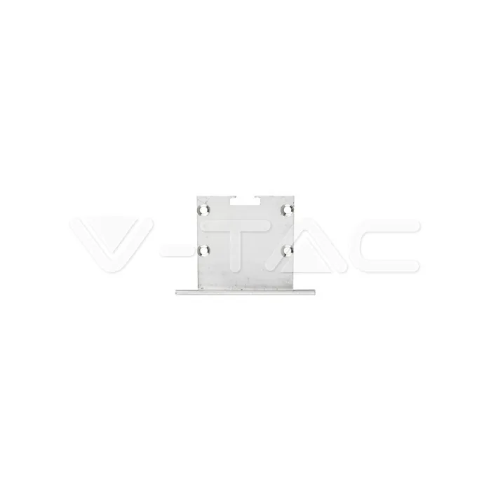 V-TAC VT-2871 Монтажен Кит с Дифузер за LED Лента Алуминиев 2000x50x35мм Вграждане Мат
