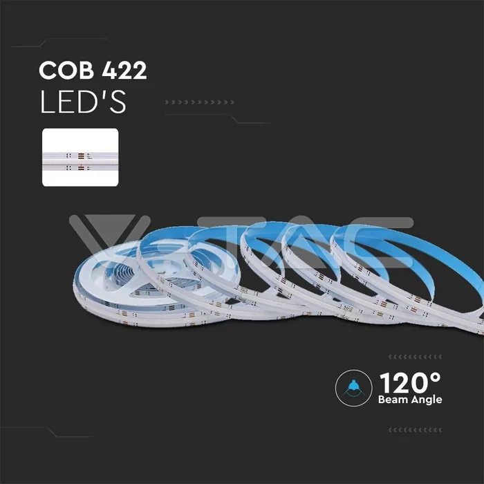 V-TAC VT-2972 LED Лента Сет 422 COB IP20 RGB 13W DC24V /2880 + 3625 + 3272/
