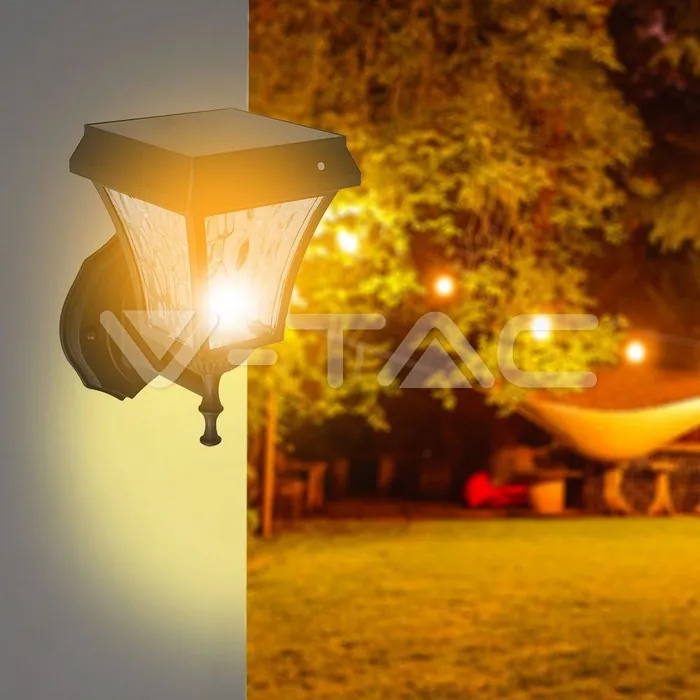V-TAC VT-2889 2W LED Соларна Стенна Лампа 3в1