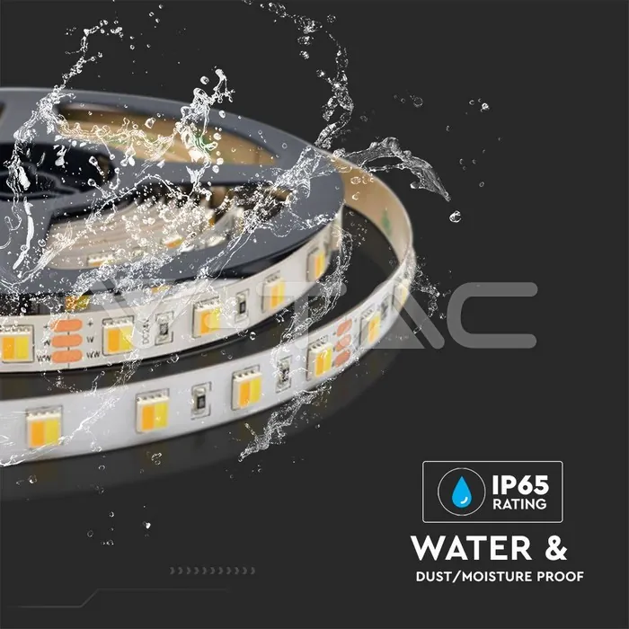 V-TAC VT-2898 LED Лента SMD2835 120/1 24V IP65 3in1