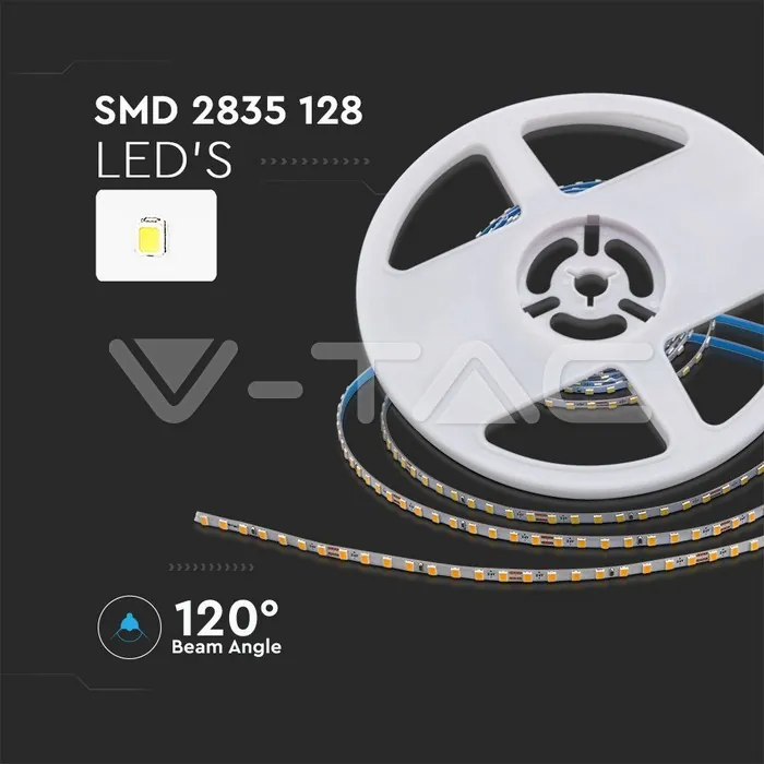 V-TAC VT-2907 LED Лента SMD2835 128/1 24V 4000K