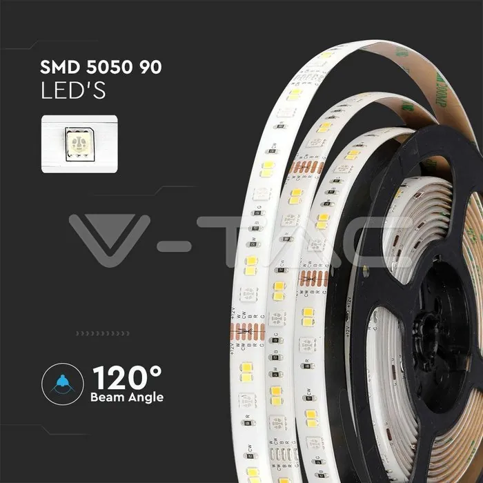 V-TAC VT-2910 LED Лента 90 LED Сет 13W Wifi IP65 RGB 3 в 1