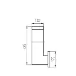 Kanlux 29170 Архитектурно осветително тяло със сменяем източник на светлина INVO OP E27 220V IP54