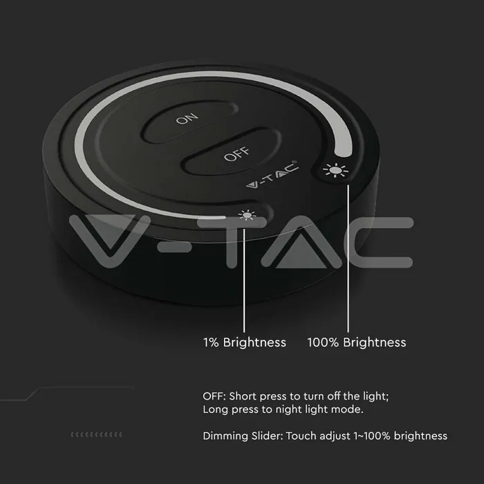V-TAC VT-2920 Тъч Димер Черен