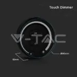 V-TAC VT-2920 Тъч Димер Черен