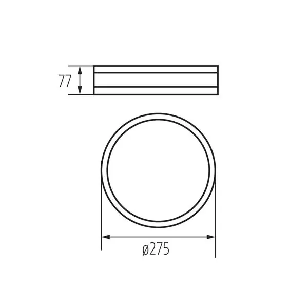 Kanlux 29207 Плафониера JASMIN E27 220V IP20
