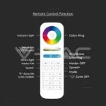 V-TAC VT-2921 Тъч Дистанционно 8 Канално RGB