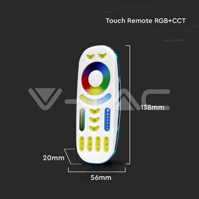 V-TAC VT-2922 Тъч Дистанционно RGB CCT