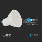 V-TAC VT-2987 LED Крушка 2.9W GU10 SMD Пластик 110° 3000K