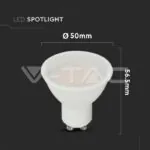 V-TAC VT-2987 LED Крушка 2.9W GU10 SMD Пластик 110° 3000K