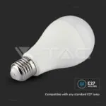 V-TAC VT-2999 LED Крушка 15W E27 A65 RA80 RGB+WW+CW