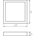 Kanlux 30380 Аксесоар за осветително тяло от тип луна SP FRAME
