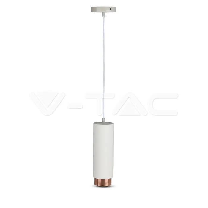 V-TAC VT-3111 GU10 Гипсов Корпус Окачен Розово Златна Основа