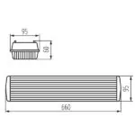 Kanlux 31322 Индустриално осветително тяло за тръба LED DICHT 4LED PI G13 220V IP65