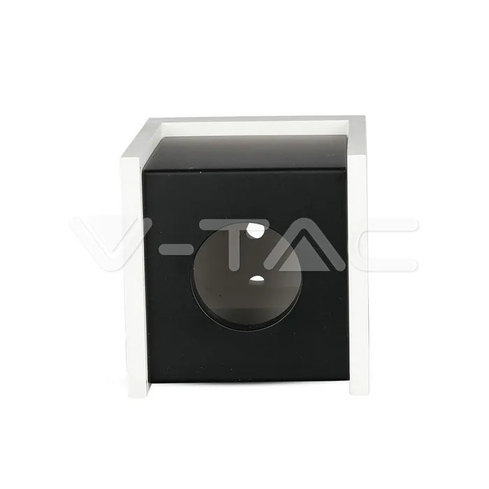 3140-4.jpg V-TAC VT-3140 GU10 Гипсова Отливка Външен Монтаж Черно Дъно