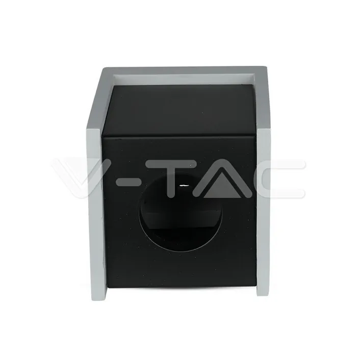 V-TAC VT-3143 GU10 Гипсова Отливка Външен Монтаж Черно Дъно