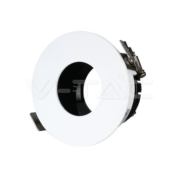 V-TAC VT-3157 GU10 Отливка Кръг Бяло+Черно