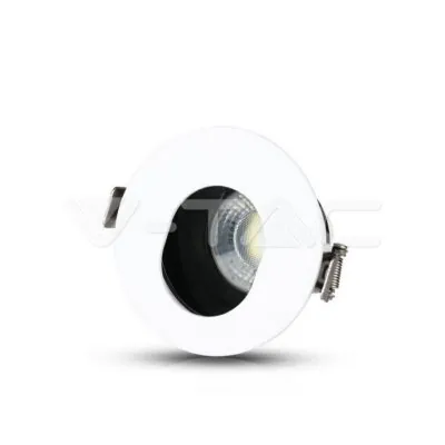V-TAC VT-3161 GU10 Отливка Кръг Бяло+Черно
