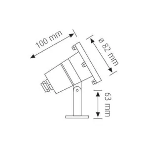 VITO 3220110 Подводно осветление MODUS GU5.3 MR16 12V IP68 Никел