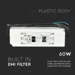 V-TAC VT-3234 LED Захранване Plastic 60W 12V IP67