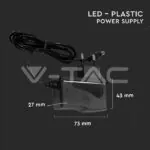 V-TAC VT-3237 LED Захранване 18W 12V 1.5A Пластик