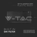 V-TAC VT-3239 LED Захранване 60W 12V 5A Пластик