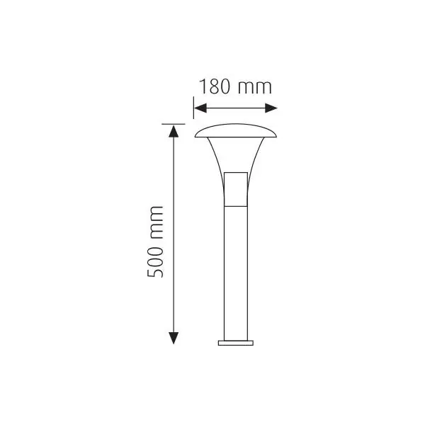 Vito 3240690 RIO-50 NICKEL IP44 60W E27 220V