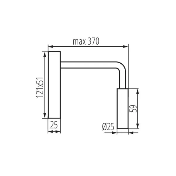 Kanlux 32523 ЛЕД осветително тяло за стенен монтаж TONIL II LED 220V 3.3W 3000K IP20