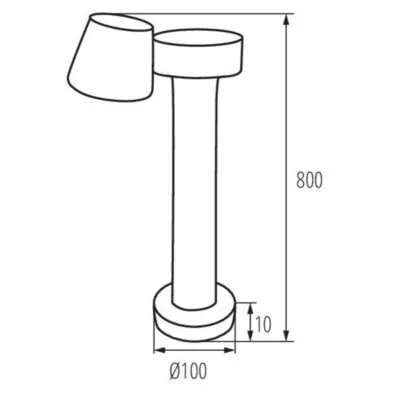 Kanlux 32533 Градинско Осветително тяло DROMI 4000K IP54 7.5W IP65 220V