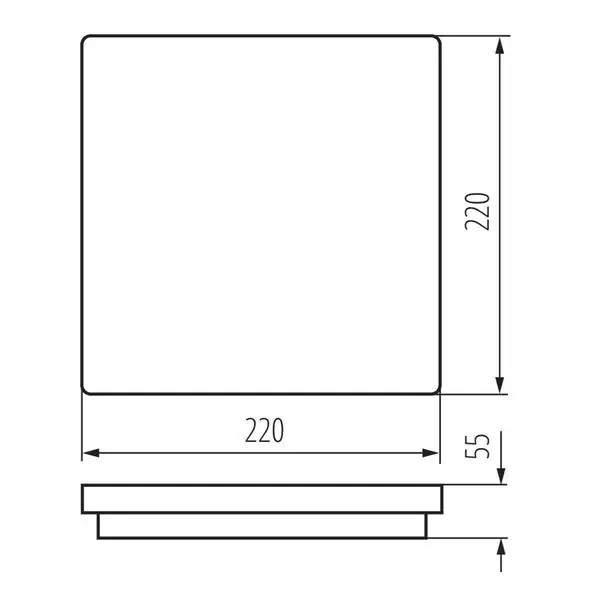 Kanlux 32949 ЛЕД Плафон BENO LED 220V 18W 4000K IP54