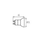 Kanlux 33081 ЛЕД Лампа REMI LED GU10 220V 3000K