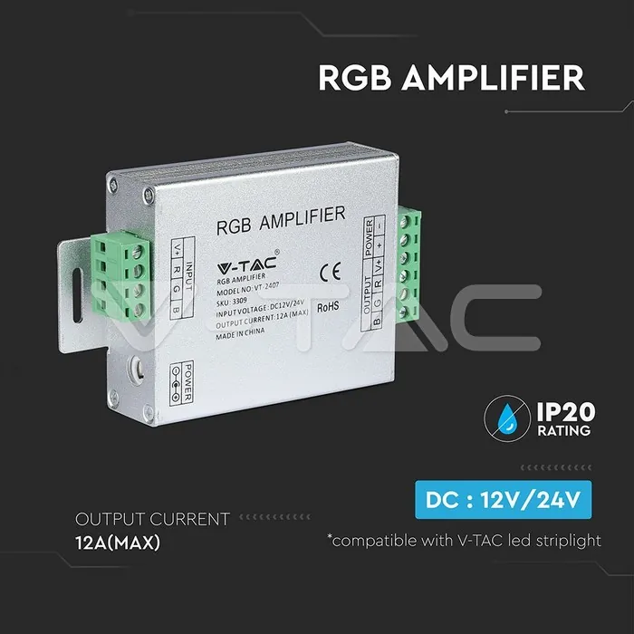 V-TAC VT-3309 RGB Усилвател за LED Лента