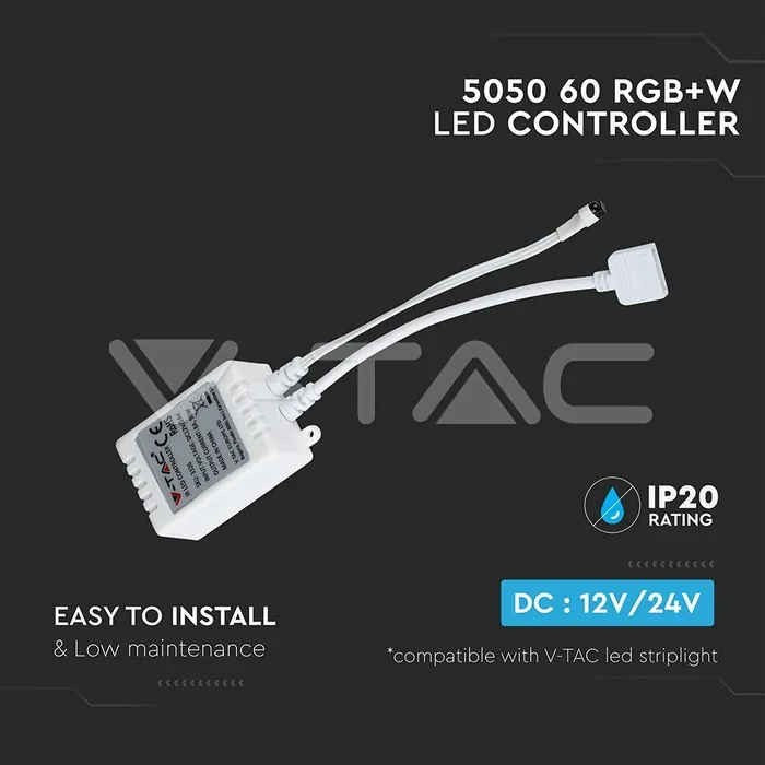 V-TAC VT-3326 Контролер за LED Лента RGB+Бяло