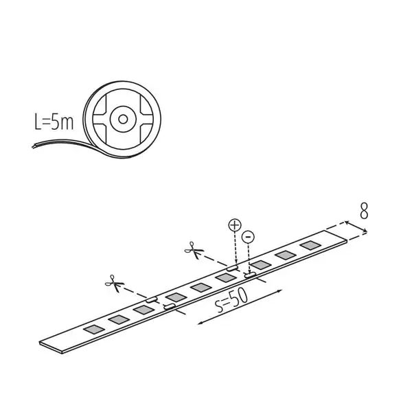 Kanlux 33304 ЛЕД Лента LED STRIP L60 12V 11W 6000K