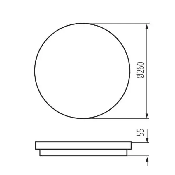 Kanlux 33340 ЛЕД Плафон BENO LED 220V 24W 4000K IP54